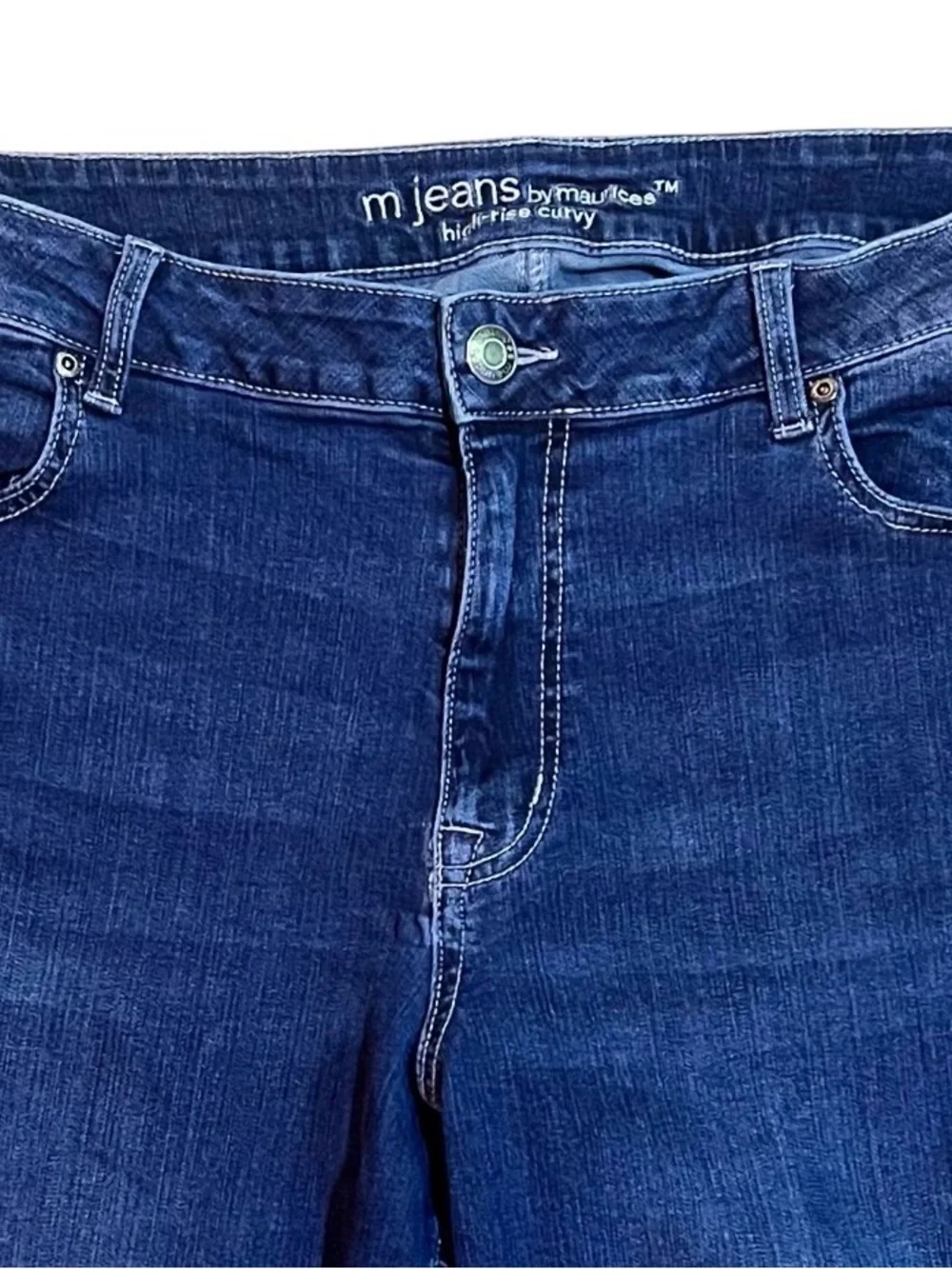 Maurices M Jeans Straight-Leg Women's Jeans High Rise Curvy Fit Size 20W - Picture 2 of 7